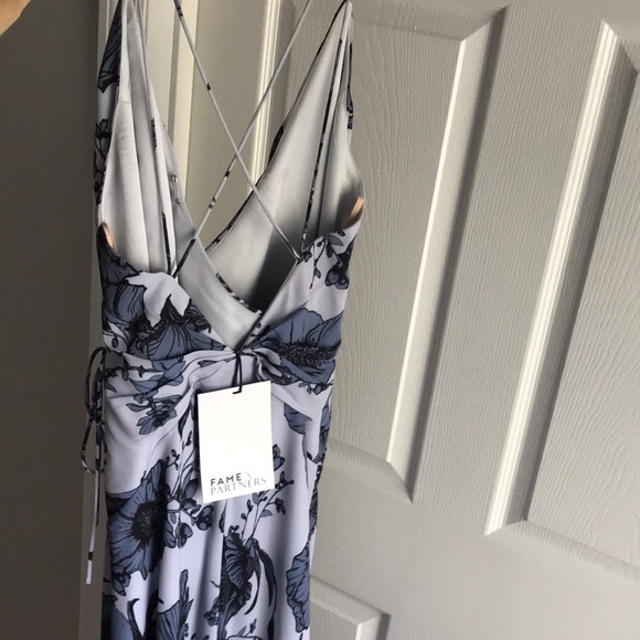 Worn once - Strappy floral open back maxi dress - Picture 4 of 8